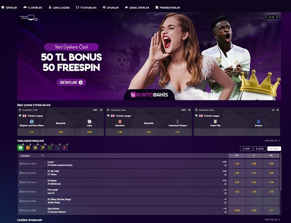 Puntobahis güvenilir bir şekilde hizmet sağlayarak son dönemlerde adından sıkça söz ettiren bir bahis sitesidir.